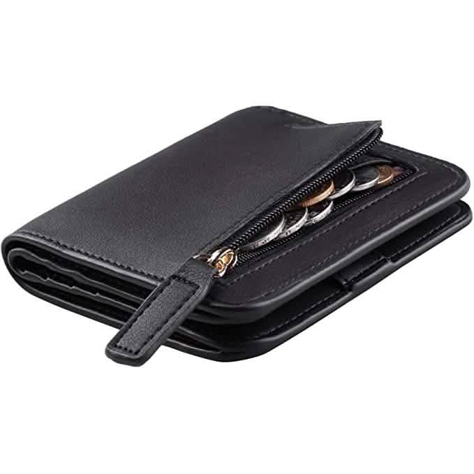 Mini-porte-monnaie anti-RFID pour femme