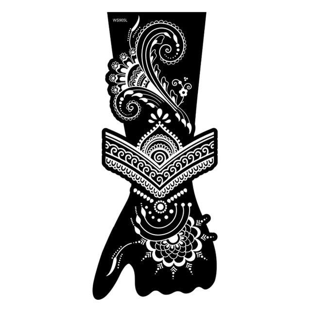 Tatouages ​​corporels temporaires imperméables pour femmes motif rose, design floral de luxe, autocollant moderne