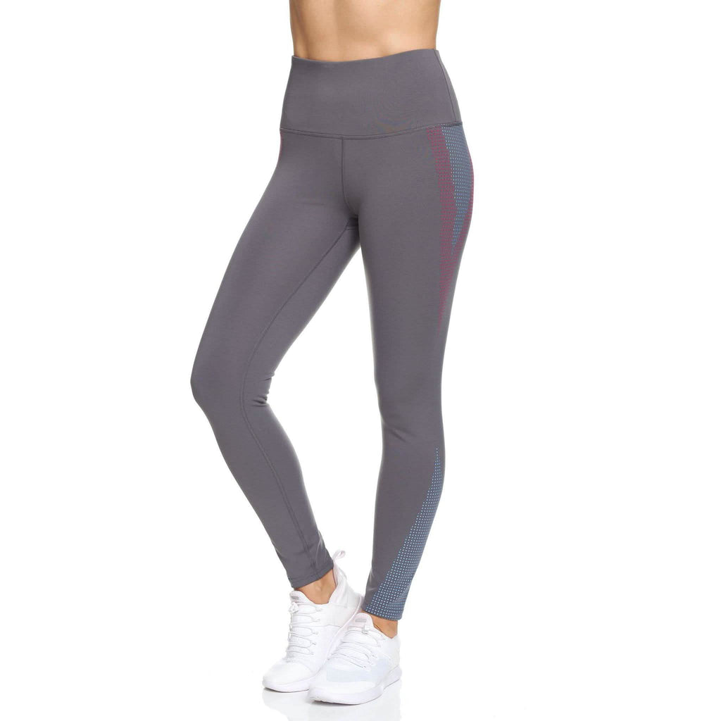 Legging Femme Taille Haute Longueur Cheville avec Points en Caoutchouc
