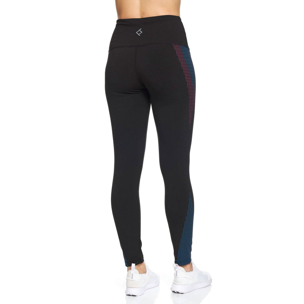 Legging Femme Taille Haute Longueur Cheville avec Points en Caoutchouc
