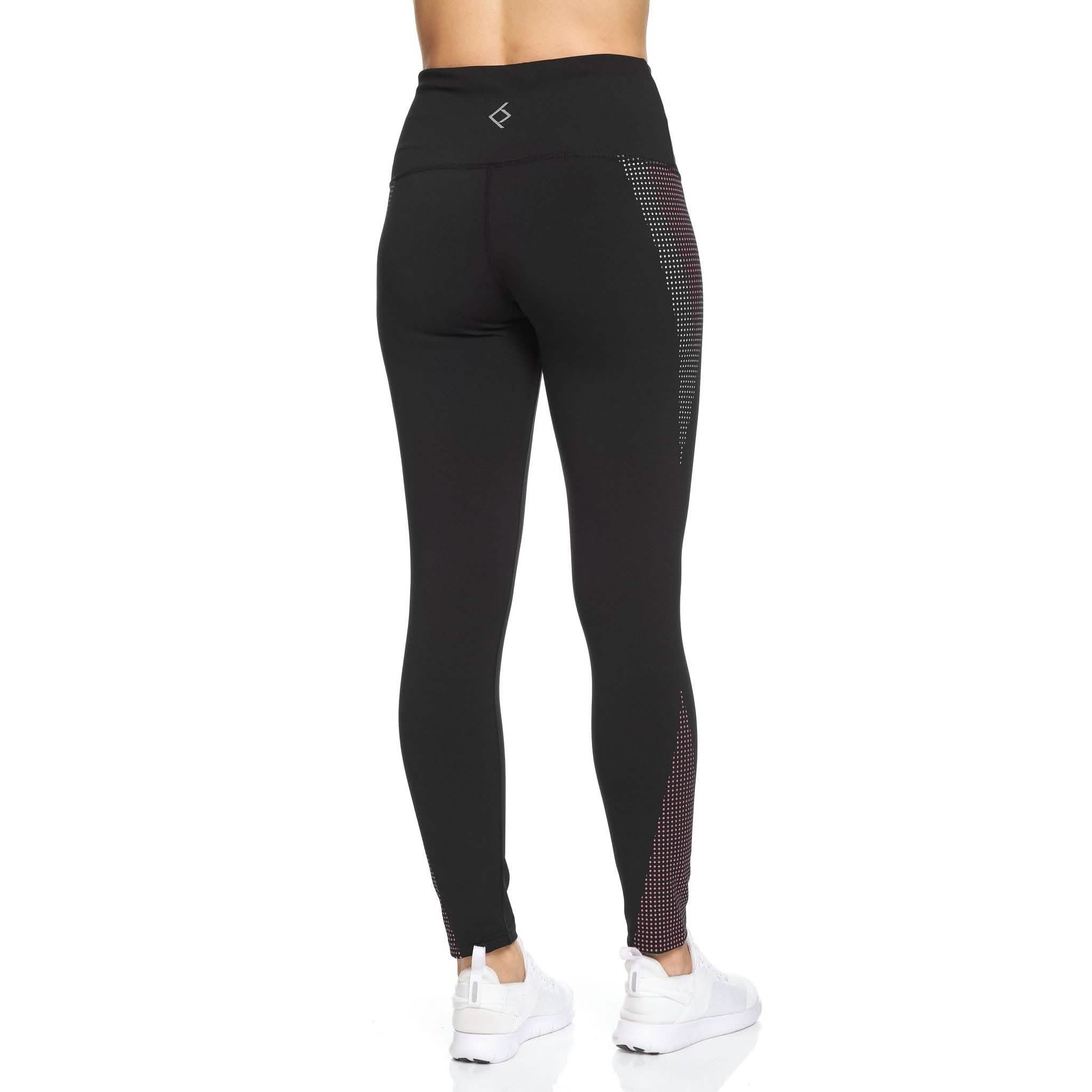 Legging Femme Taille Haute Longueur Cheville avec Points en Caoutchouc