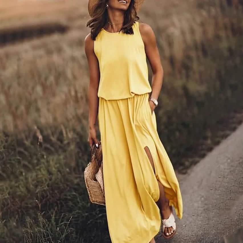 Robe longue maxi décontractée pour femme