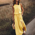 Robe longue maxi décontractée pour femme