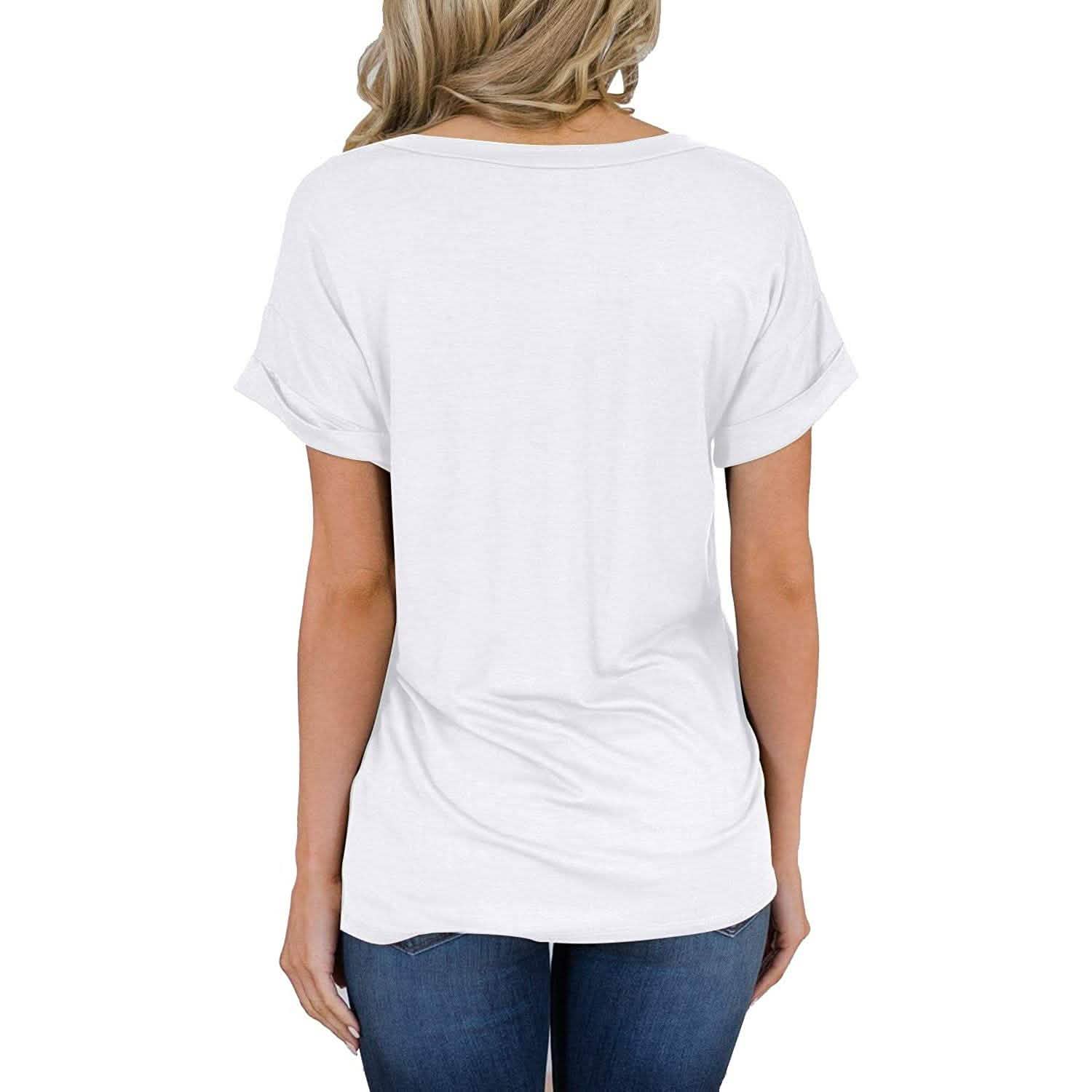 T-shirts d'été amples et décontractés à manches courtes pour femmes