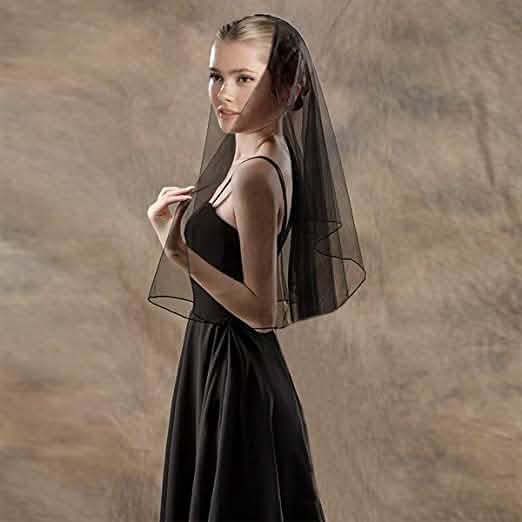 Voile de mariée simple pour femme avec peigne
