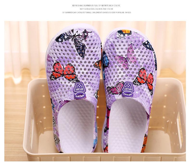 Sabots d'eau à enfiler pour femmes, à séchage rapide, sandales de plage légères et respirantes, sabots de jardin pour salle de bain, sandales d'été en maille respirante, chaussures de plage, pantoufles antidérapantes, sandales à séchage rapide