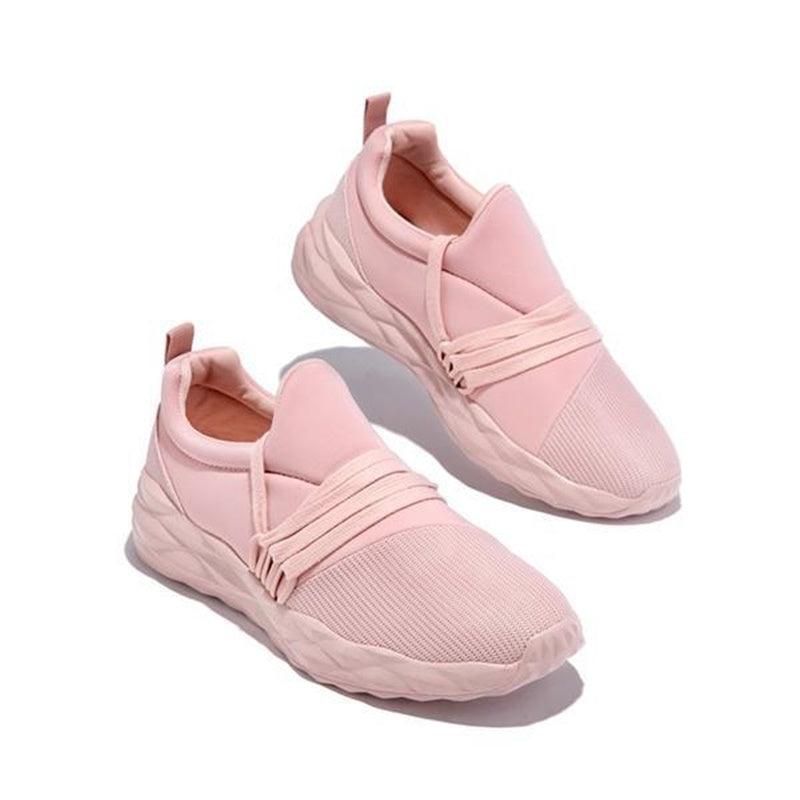 Baskets Femme Décontractées Respirantes Chaussures de Sport Automne Nouvelles Baskets Vulkanisées à Lacets Chaussures de Marche en Plein Air Course Baskets de Tennis Femme Amortissantes Respirantes