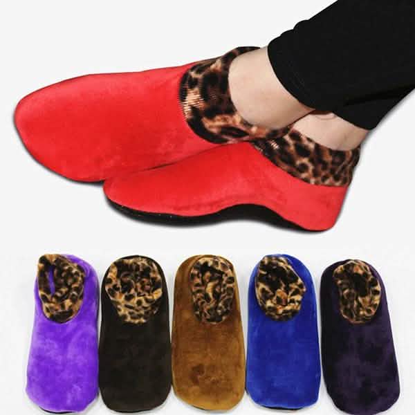Chaussettes Pantoufles Douces en Peluche pour Femmes
