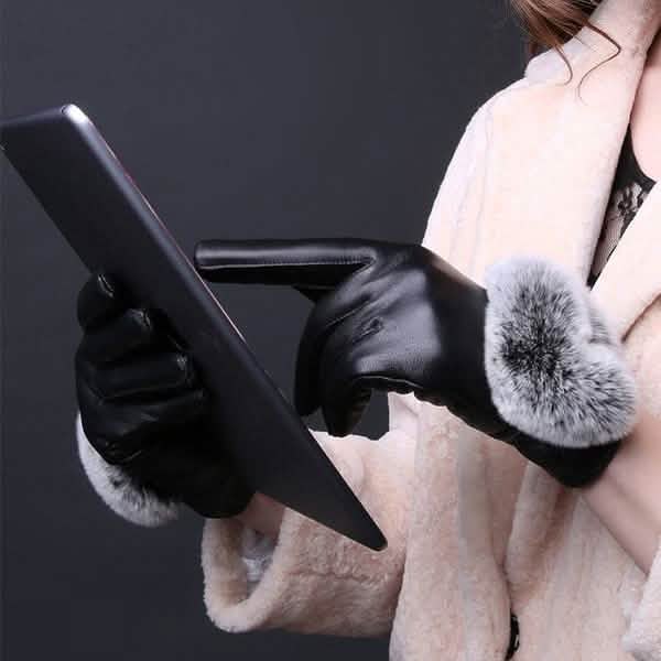 Gants en cuir souple pour femme