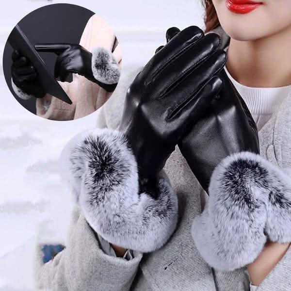 Gants en cuir souple pour femme