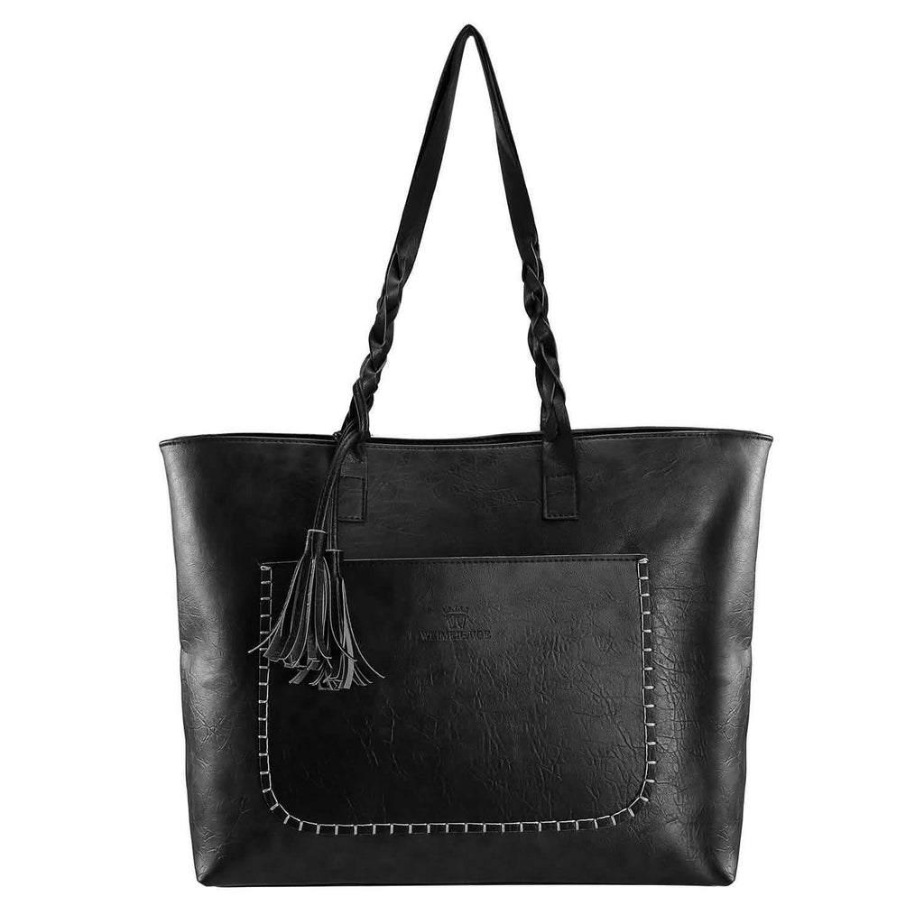 Sac cabas souple en cuir pour femme