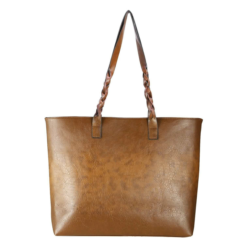 Sac cabas souple en cuir pour femme