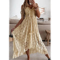 Robe longue maxi évasée pour femme