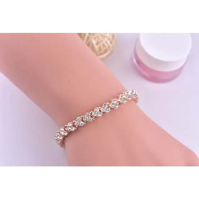 Bracelet en cristal de tennis pour femme