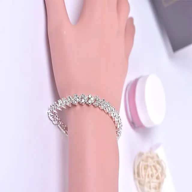 Bracelet en cristal de tennis pour femme