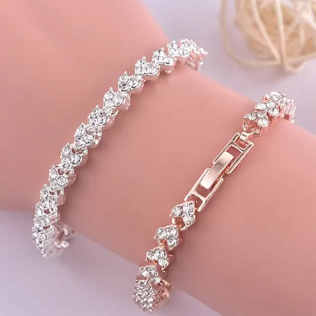 Bracelet en cristal de tennis pour femme