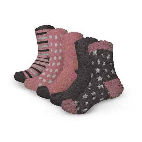 Chaussettes Crew Ultra-Douces, Chaudes et Moelleuses pour Femme