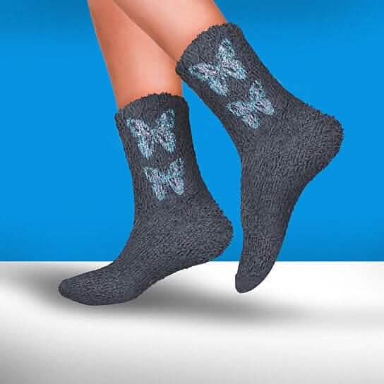 Chaussettes Crew Ultra-Douces, Chaudes et Moelleuses pour Femme