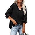 Pull à capuche en V pour femmes