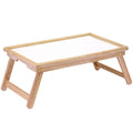 Plateau de lit en bois avec pieds pliants