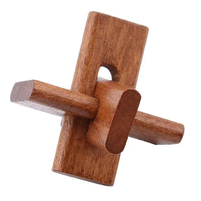 Jouet de casse-tête en bois pour enfants adultes Expédition directe IQ Casse-tête d'encastrement