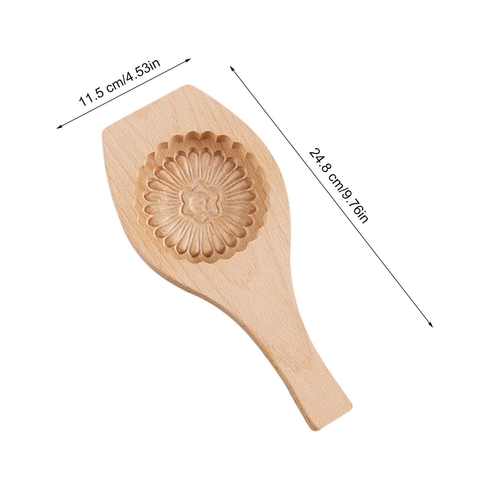 Moule à gâteau de lune traditionnel en bois, outils de dessert, moule à gâteau, moule à biscuits, motif floral tridimensionnel, moule en bois sculpté rond, presse à gâteau de lune, moule à biscuits du Moyen-Orient