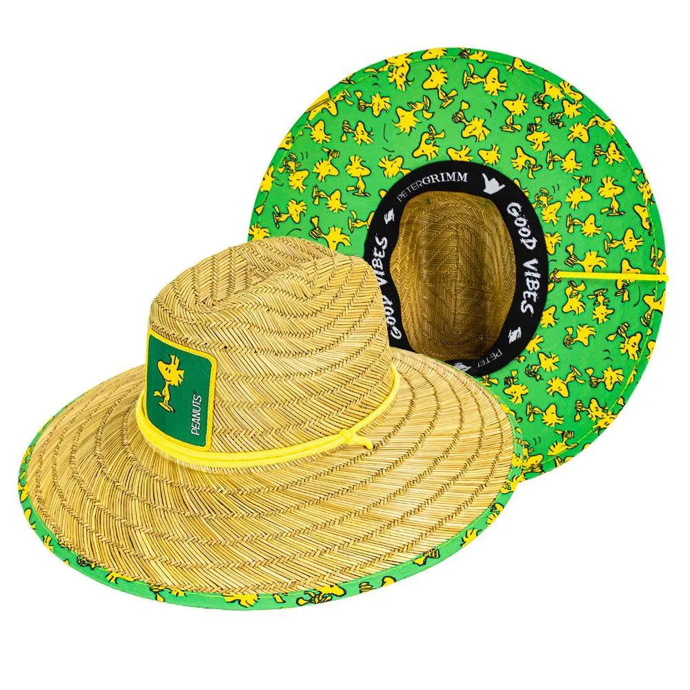 Peter Grimm Peanuts Woodstock LG - Chapeau de sauveteur en paille de seigle