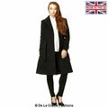 Manteau croisé en mélange de laine (1201)