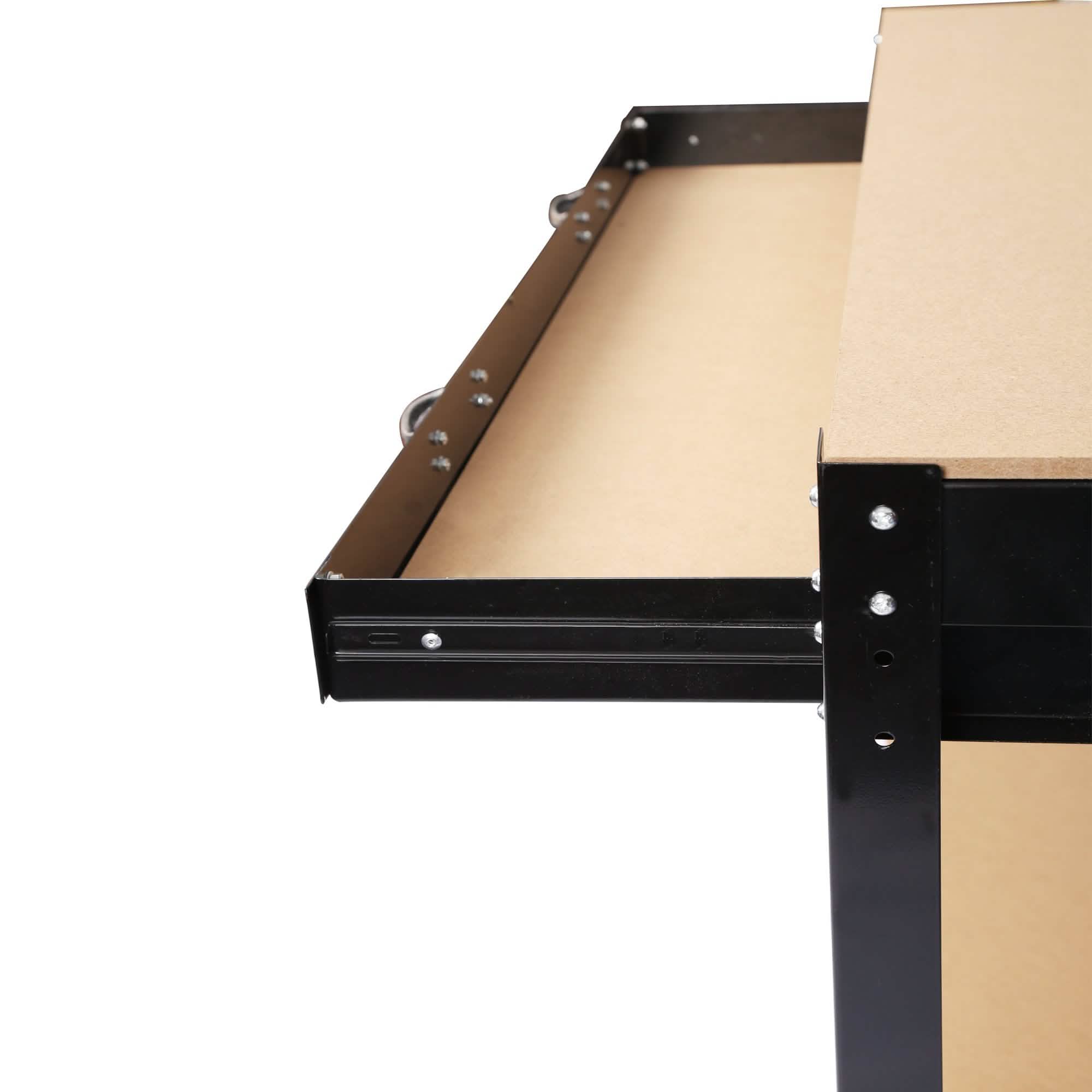 Établis pour Garage Station de Travail Outils Table avec Panneau Perforé et Tiroirs