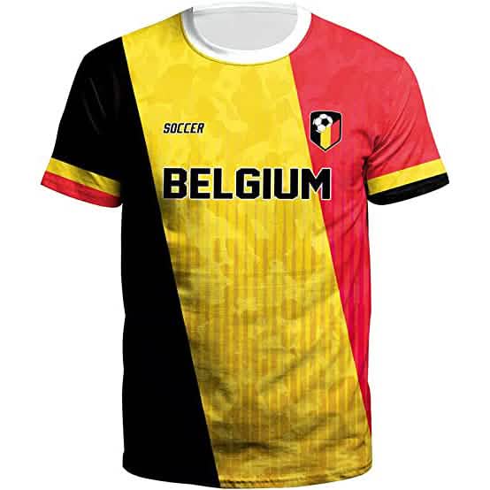 Maillots de football de la Coupe du Monde 2022 pour femmes et hommes Belgique