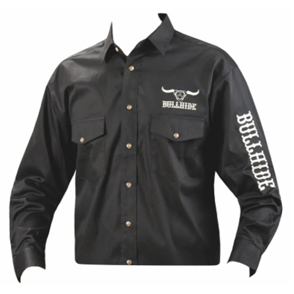 Chemise western Bullhide (noire) - Chemise western pour homme
