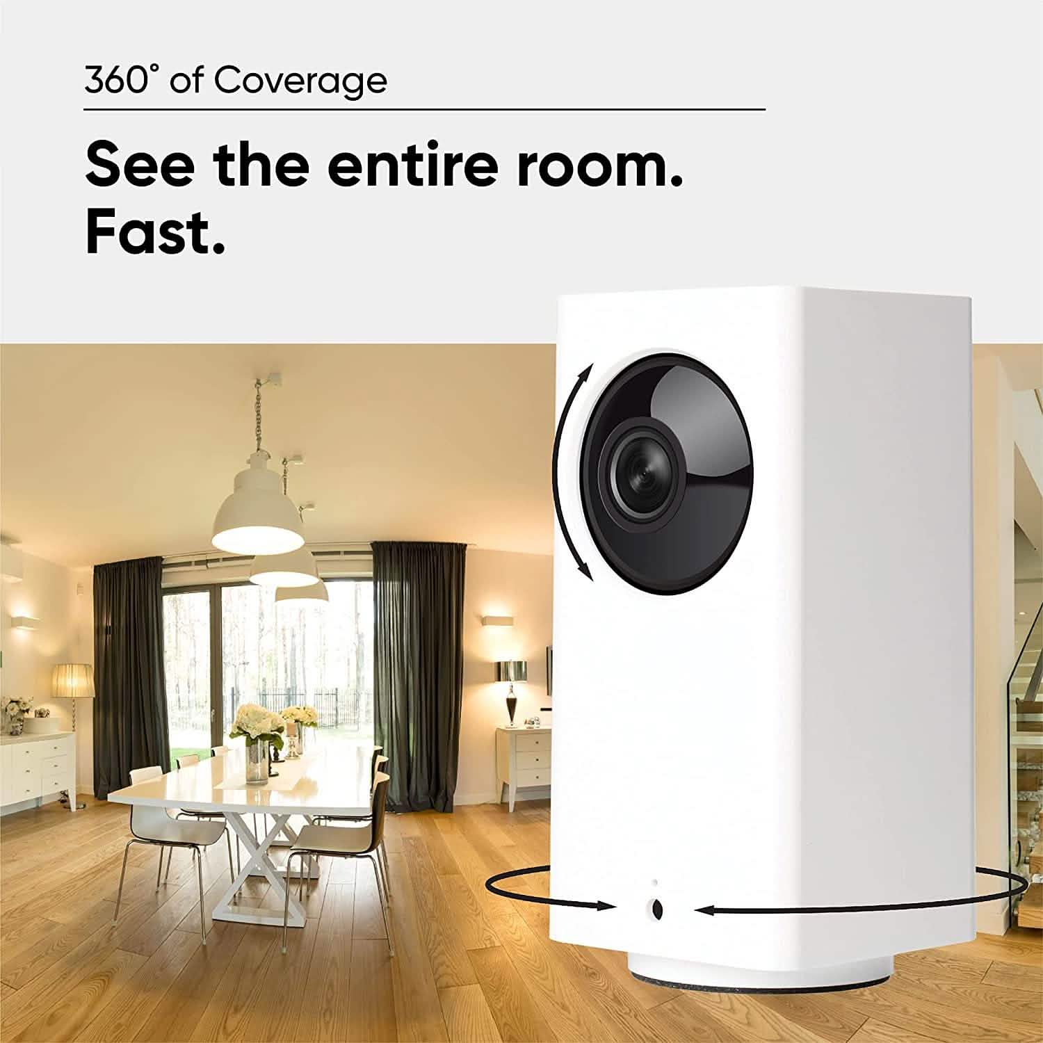 Caméra de surveillance intelligente intérieure Wi-Fi Wyze Cam Pan 1080p - WYZECP1 (Reconditionnée)