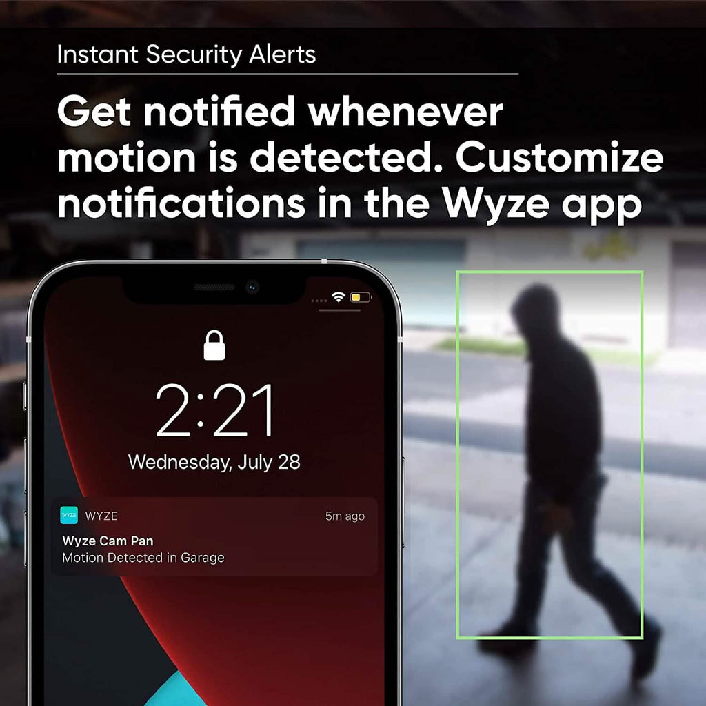 Caméra de surveillance intelligente intérieure Wi-Fi Wyze Cam Pan 1080p - WYZECP1 (Reconditionnée)