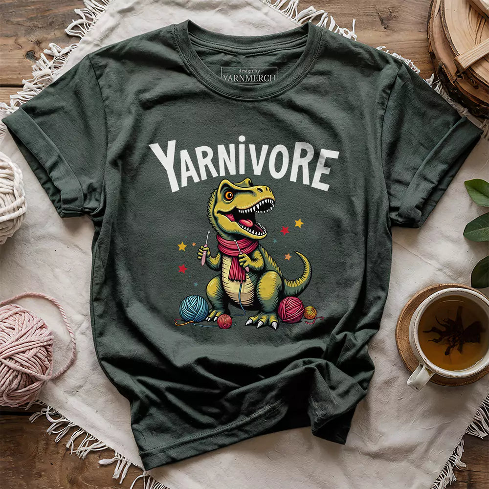 T-shirt de crocheteur Yarnivore