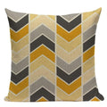 Housses de coussin jaunes Housses de coussin géométriques nordiques Taies d'oreiller blanches Housses de coussin géométriques Décoration intérieure Housse de coussin