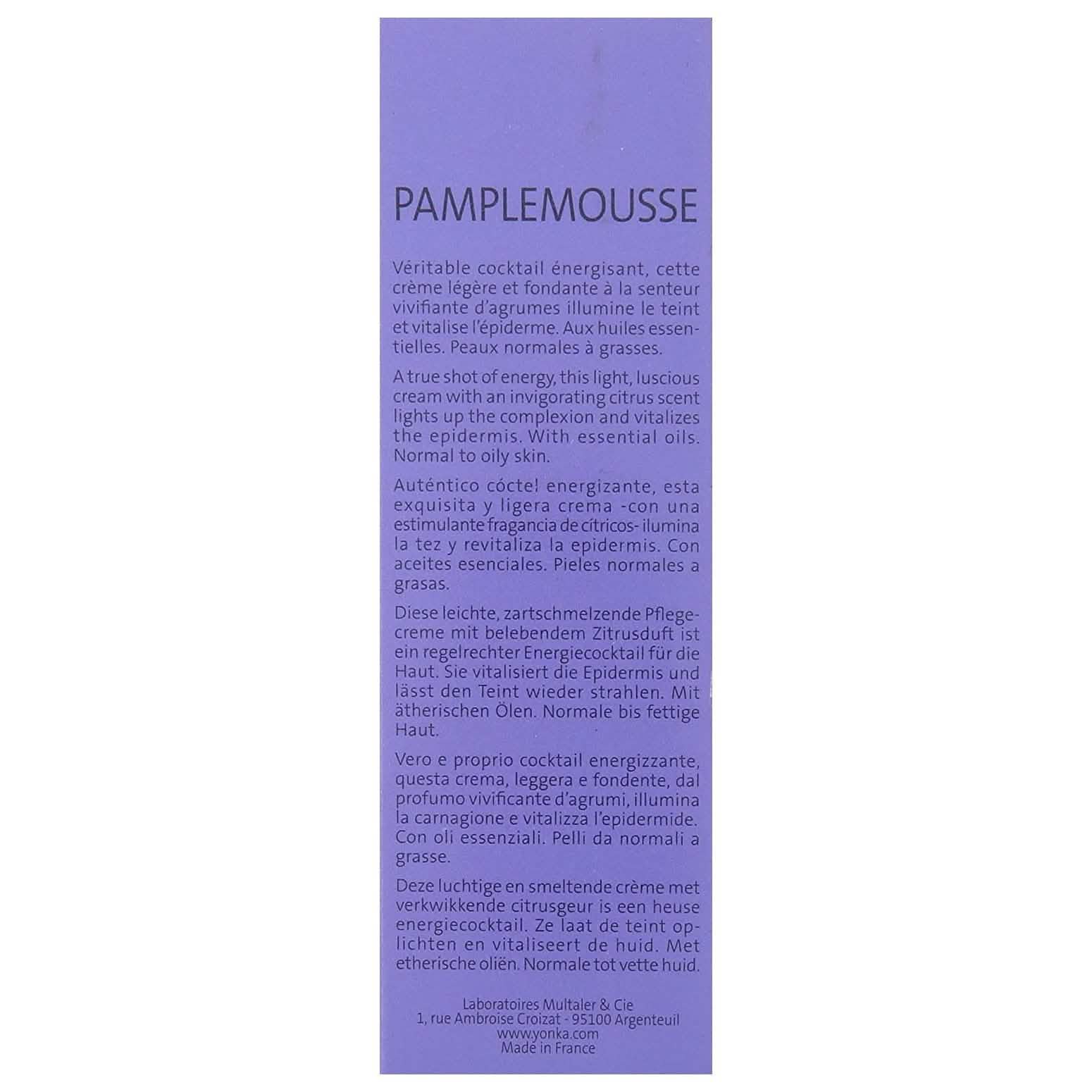 Crème Pamplemousse Yon-Ka Paris pour Peaux Normales à Mixtes - 50 ml