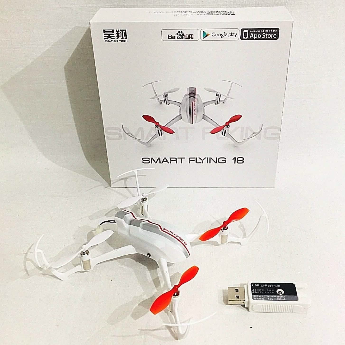 Drone Yuneec Smart Flying 18 - Contrôlé par Bluetooth, pour iPhone uniquement