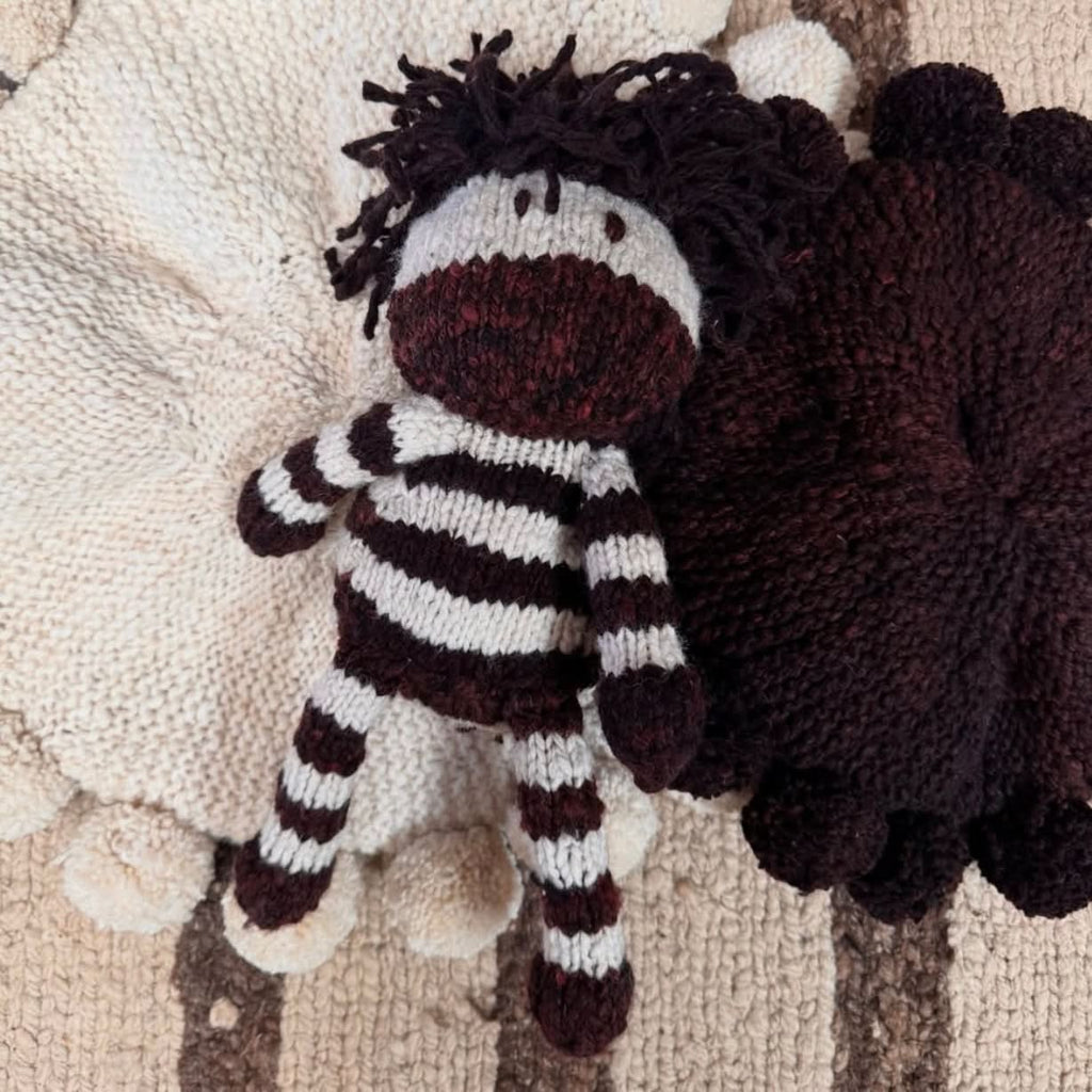 Compagnon Tricot en Laine | Zachary le Zèbre