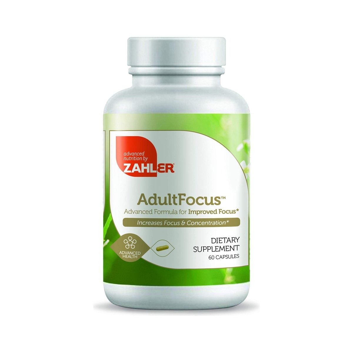 Zahler - AdultFocus Soutien à la Santé Cognitive - 60 Gélules