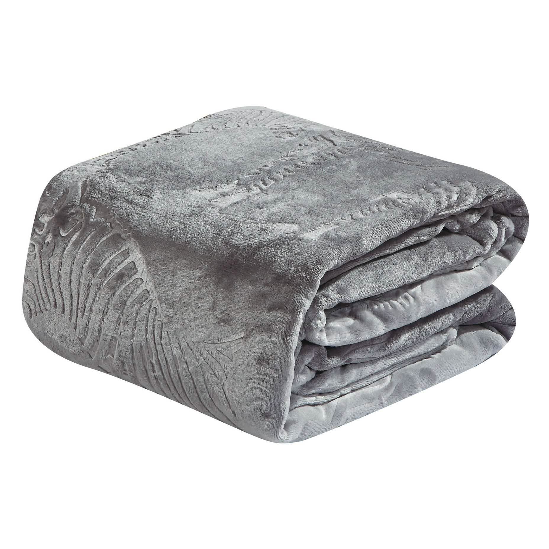 Couverture en polaire flanelle premium motif zèbre