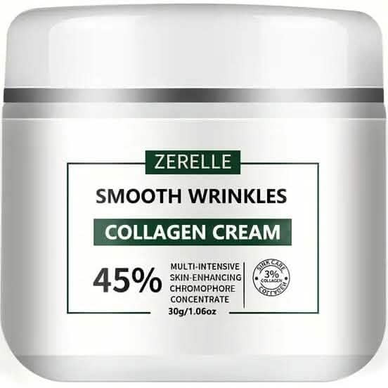 Crème au collagène Zerelle pour des rides lissées 30g
