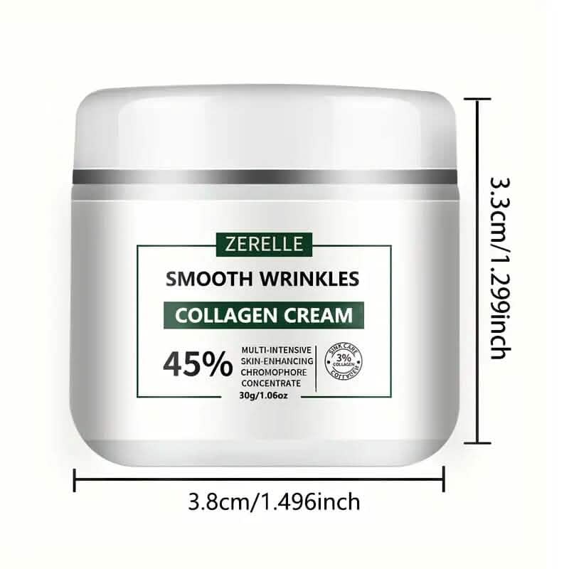 Crème au collagène Zerelle pour des rides lissées 30g