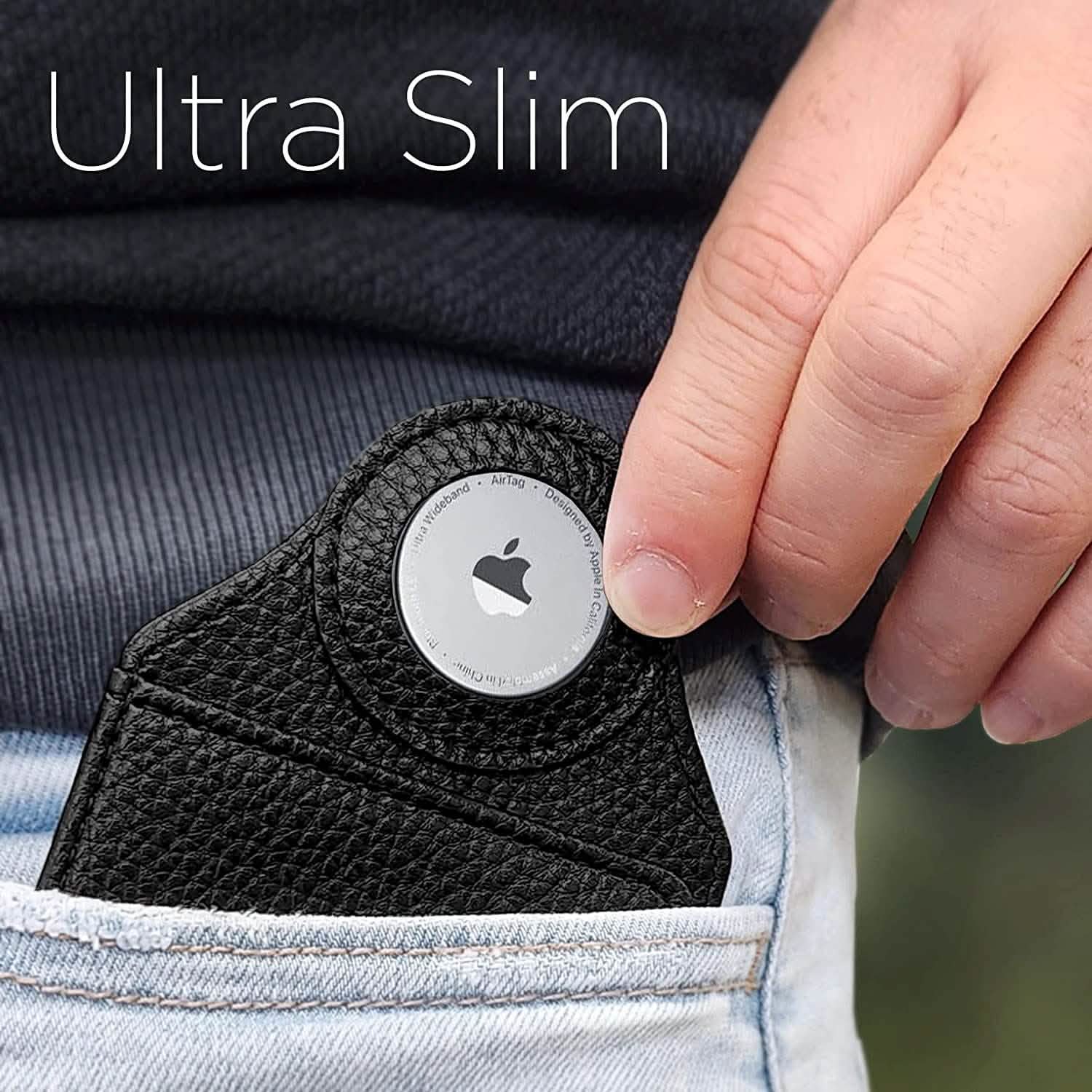 Portefeuille Slim AirTag Zéro-Épaisseur