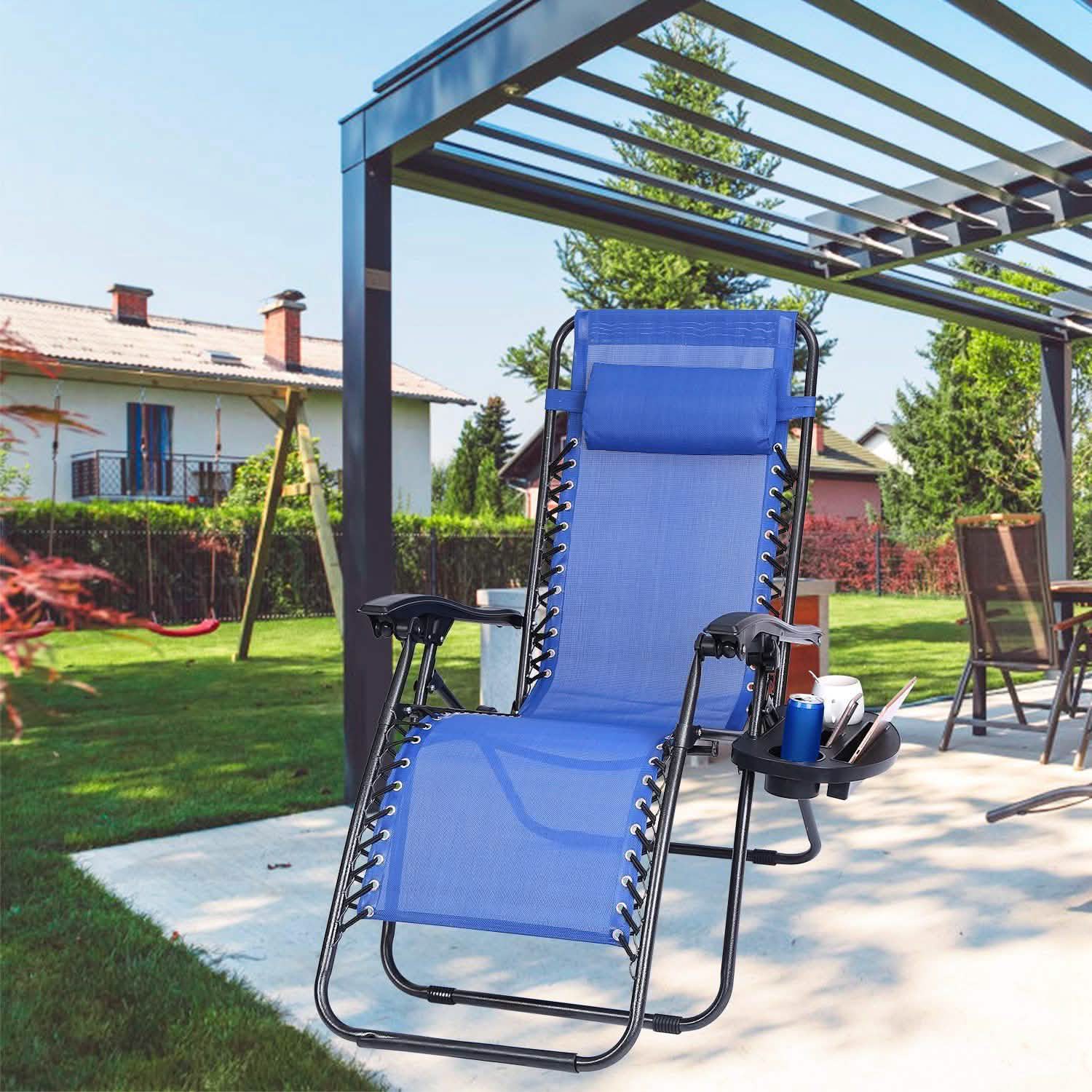 Plateau latéral à clipser pour porte-gobelet de chaise zéro gravité