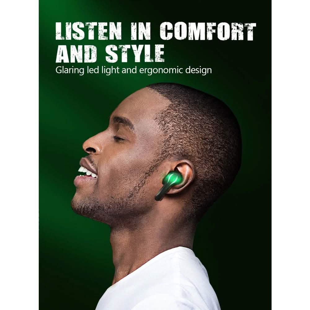 Casque Gaming Zime Winner 65ms Faible Latence TWS Écouteurs Bluetooth avec Micro Son Audio Basses Positionnement Spatial