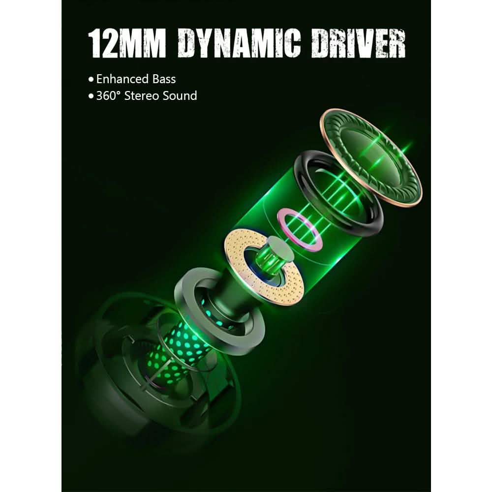 Casque Gaming Zime Winner 65ms Faible Latence TWS Écouteurs Bluetooth avec Micro Son Audio Basses Positionnement Spatial