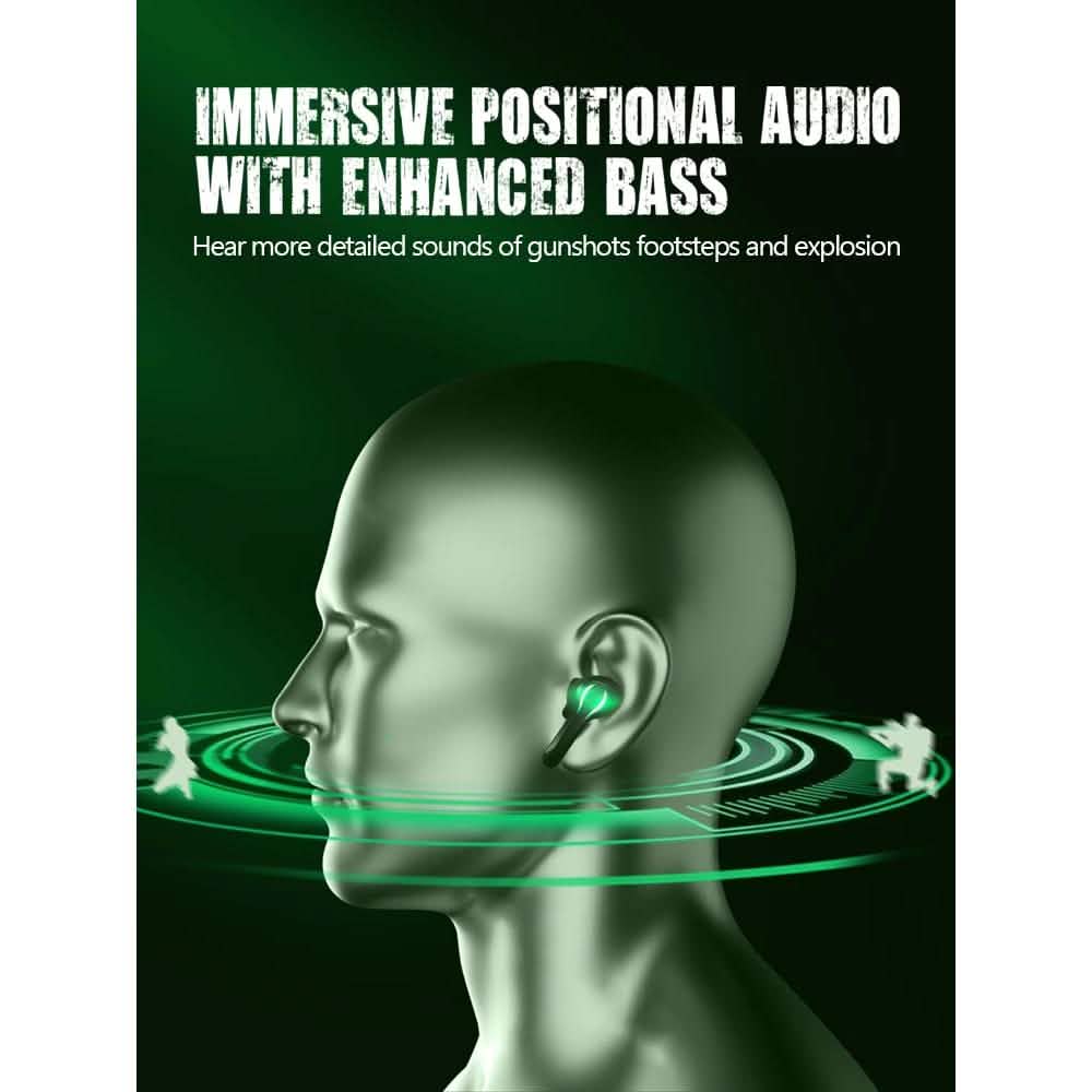 Casque Gaming Zime Winner 65ms Faible Latence TWS Écouteurs Bluetooth avec Micro Son Audio Basses Positionnement Spatial