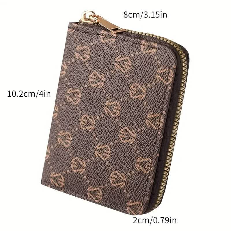 Porte-cartes zippé