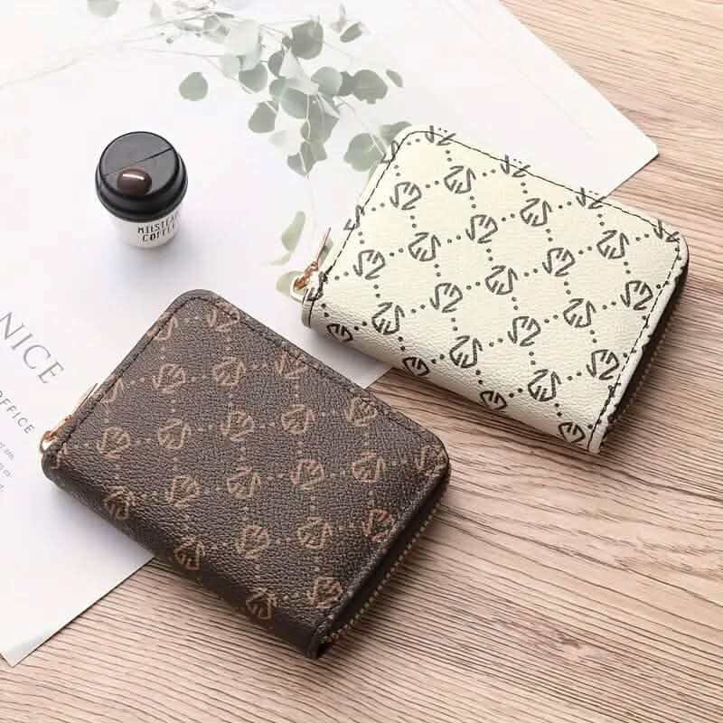 Porte-cartes zippé