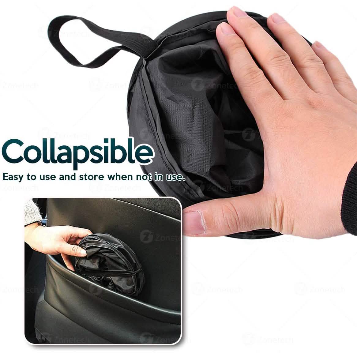 Poubelle de voiture portable universelle Zone Tech